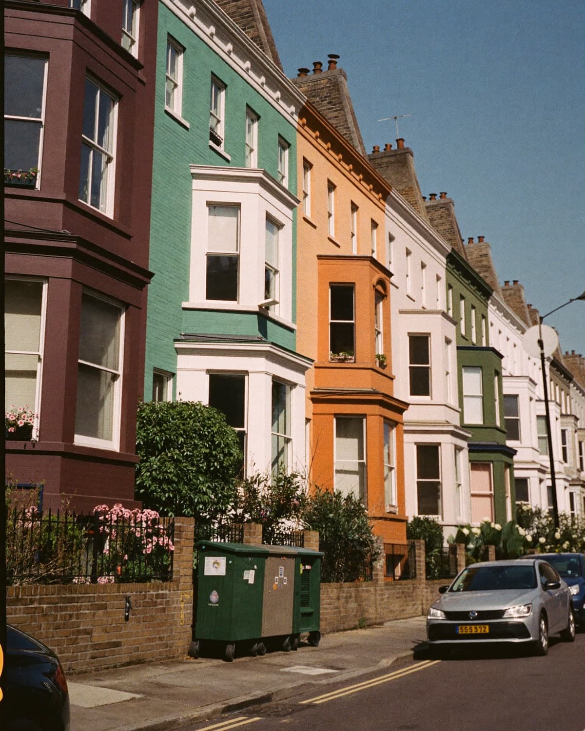 A terrace of privately let Victorian houses.